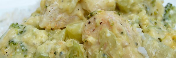 Chicken Broccoli Casserole is easy to prepare with leftover chicken/turkey, rotisserie chicken or even canned chicken. Served over rice this recipe is creamy and cheesy.