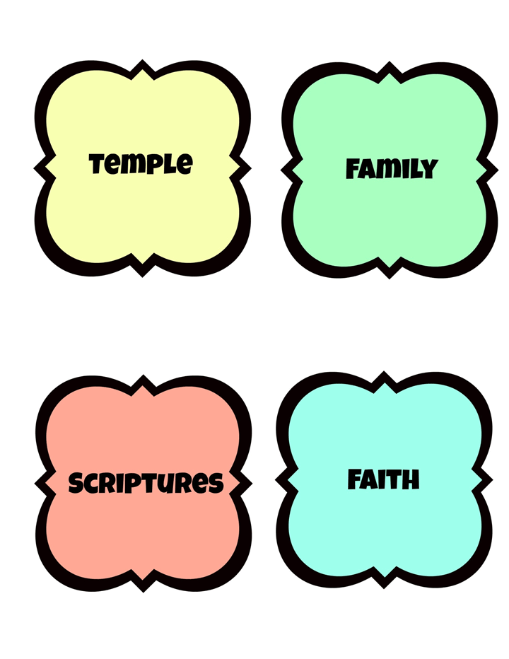 general conference packet labels