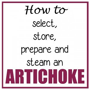 How to select, store, prepare and steam an artichoke