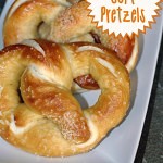 Soft Pretzels from fivelittlechefs.com #recipe