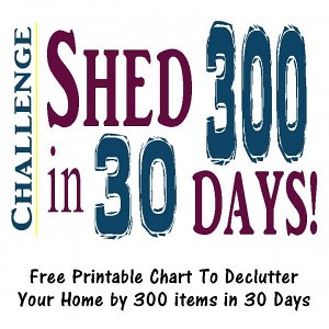 chart to declutter your home in 30 days