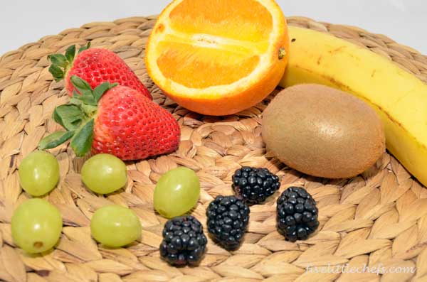 ingredients for fruit parfait