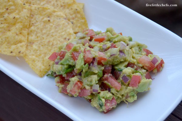 This Homemade Guacamole recipe is a perfect summer appetizer.