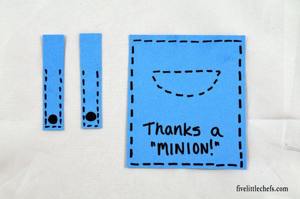 Thank you notes from kids or adults are always welcome. This DIY craft uses a movie theater box of candy which is disguisted as fun minions using paper.