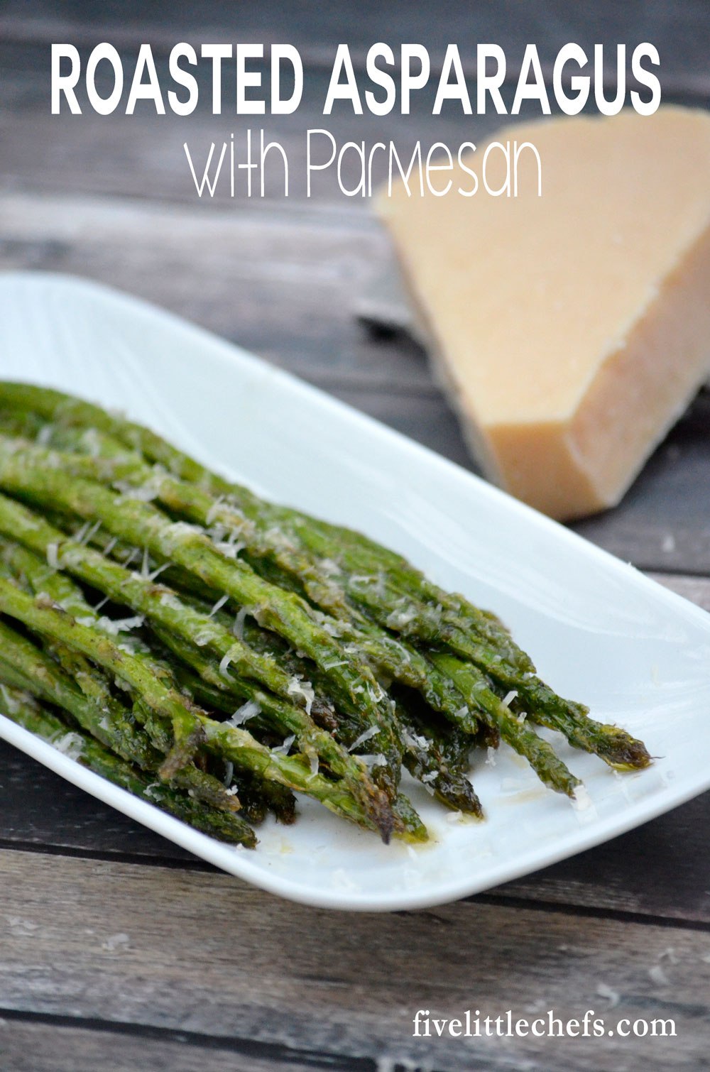 Roasted Asparagus with Parmesan can be made in under 15 minutes. It is simple enough for a quick side, yet elegant for a special meal.