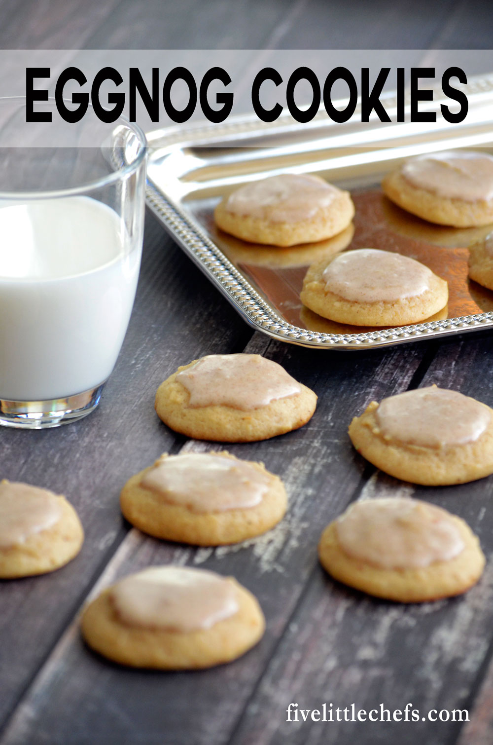 Eggnog cookies is an easy recipe with an eggnog icing. They are soft and almost melt in your mouth. These will get you in the holiday mood.
