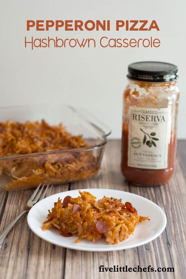 Pepperoni Pizza Hashbrown Casserole is a perfect recipe for families and pizza lovers! It is so easy to make and delicious.